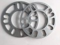 Nb-aero 2pcs Aluminum Alloy Universal Wheel Spacers 8mm Thickness 4 Lug 4x98 4x100 4x108 4x114 3 