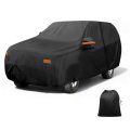 Car Cover Outdoor Waterproof Sun Rain Snow Hail Protection With Left Side Door Zipper Aluminum Film For Lincoln Navigator 