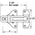 Prime-line U 11447 Swing Bar Door Guard With High Security Auxiliary Lock Matte Black Finish Single Pack