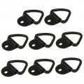 The Rop Shop Pack Of 8 1 4 Steel D Ring Rope Tie Down Surface Mount Truck Trailer Camper Atv Sr12