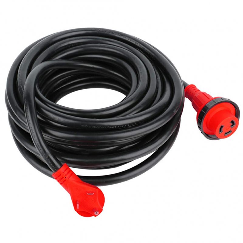Rv Cord 30amp Extension 50foot Heavy Duty Cords With Twist Lock Connector For Trailer Camper Motorhome