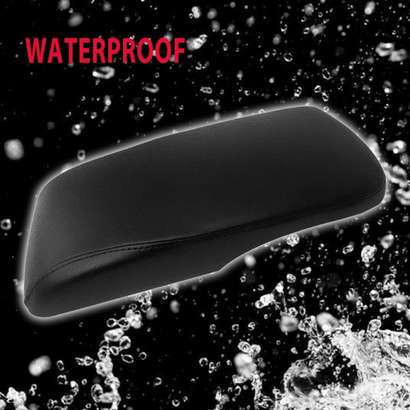 Center Console Armrest Synthetic Leather Cover For 2013 2018 Toyota Avalon Black