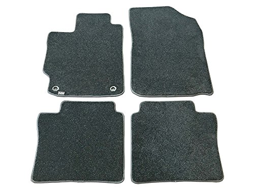 Carscover Custom Fit 2015-2017 Toyota Camry Front And Rear Carpet Car Floor Mats Heavy Cushion Ultramax Asphalt Black