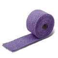 Auto Dynasty 15-feet Exhaust Header Catback Turbo Manifold Downpipe Heat Wrap Purple 