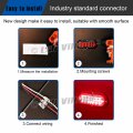 Pack Of 4 Ledvillage 6 Inch Kit 2 Amber Red Trailer Tail Lights Brake Turn Signal F3 Led Durable Bulb For Lorry Dump Bus Van