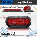 Pack Of 4 Ledvillage 6 Inch Kit 2 Amber Red Trailer Tail Lights Brake Turn Signal F3 Led Durable Bulb For Lorry Dump Bus Van