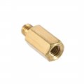 Uxcell M3x8mm 3mm Male-female Brass Hex Pcb Motherboard Spacer Standoff For Fpv Drone Quadcopter Computer Circuit Board 50pcs