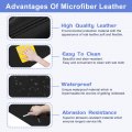 1 Pair Synthetic Leather Car Front Door Panels Armrest Insert Card Cover Beige For Volkswagen Beetle 1998-2010 Black