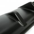 Hecasa Rear Diffuser Compatible With 2014-2017 Infiniti Q50 Bumper Lip Spoiler Splitter Plastic Black