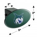 Georgia College Primary Logo Oval Tow Hitch Cover Trailer Plug Insert 2