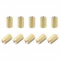 Uxcell M2 5x8mm Female-female Hex Brass Pcb Motherboard Spacer Standoff For Fpv Drone Quadcopter Computer Circuit Board 50pcs 