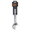 King 10-inch Adjustable Wrench Polished And Chrome-plated