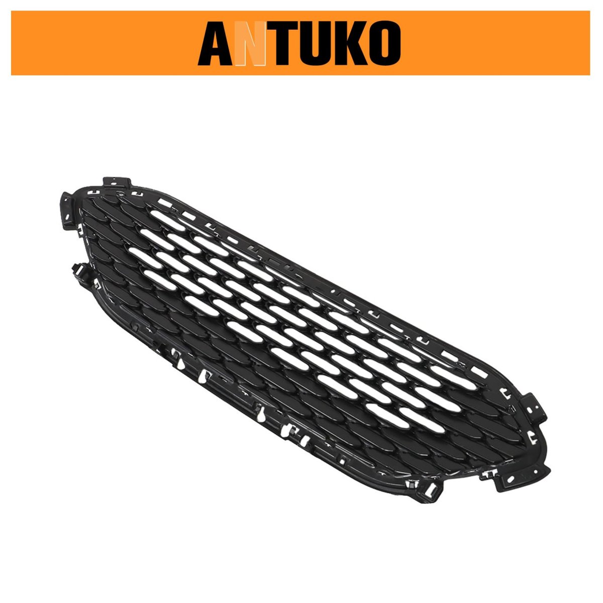 Chrome Framed High Gloss Black Front Grille Replacement For Escape 2020 2021 2022 Plastic Bumper And Trim Molding