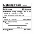 Ge Led Light Bulbs Refrigerator Or Freezer Bulb 4 5 Watt Daylight 1 Pack