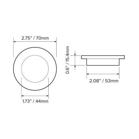 Dream Lighting 12volt Led 2 76a Ceiling Downlights Recessed For Motorhome Trailer Boat Cabin Cabinet Overhead Lamp-cool White