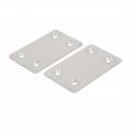 Uxcell 60mmx38mmx1 5mm Stainless Steel Flat Mending Repair Plate Fixing Bracket 30pcs