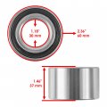 Caltric Front Or Rear Wheel Hub Bearing Compatible With Can-am Outlander 500 Max 2013-2015