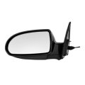 Door Mirror For Mitsubishi Mirage 2014 Driver Side Black Replacement Mi1320154 And 7632b281 Standard Style Mount Plastic 