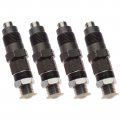 Hvacstar 4pcs Fuel Injector 131406490 For Perkins 403d-15 404d-22t 404c-22 104-22 Engine 