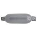 Boattector Inflatable Fender Value 2 Pack 4 5 X 16 Gray With Two 3 8 In Ft Lines Model 3006 7444