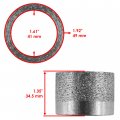 Caltric Muffler Gasket Compatible With Yamaha Yfz450se 2005 2006 2007 3vd-14613-01-00
