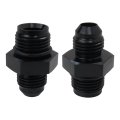 2pack -6an 6an Male Flare To 5 8 -18 Inverted Adapter Fitting Fit For Tru Cool 40k 40 000 Transmission Cooler