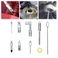 Quick Connect Greasing Accessory Kit Steel Material High Hardness 9 Piece Complete Grease Fitting Connection For Cars Trucks