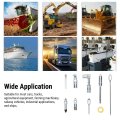 Quick Connect Greasing Accessory Kit Steel Material High Hardness 9 Piece Complete Grease Fitting Connection For Cars Trucks