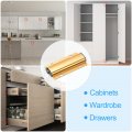 Uxcell 4pack Push To Open Door Latch Aluminum Alloy Magnetic Latches For Hidden Cabinets Rv Drawers Kitchen Cupboard Gold