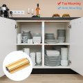 Uxcell 4pack Push To Open Door Latch Aluminum Alloy Magnetic Latches For Hidden Cabinets Rv Drawers Kitchen Cupboard Gold