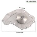 Munirater Timing Belt Water Pump Kit Replacement For Concorde 3 5l 20-2004 Pacifica 3 2004-2006