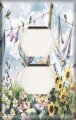 Snazzyswitch Clothesline Decorative Outlet Cover Single Duplex Receptacle Wall Plate 