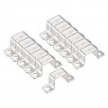 Uxcell U Shaped Connector Bracket 28 X 32mm 304 Stainless Steel For Door Closed Bar Holder Strut Channel 12pcs