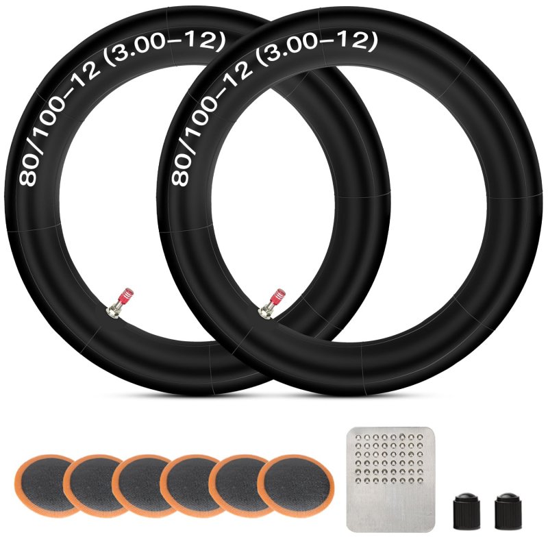 Rear Inner Tube 80 100-12 3 00-12 For Pit Dirt Bike Fits Ssr Klx110 Pw80 Ttr90 Xr50 Crf50 Drz110 And Qg-214 2 Pack With Valve