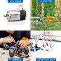 Meccanixity 30 Gauge Wire Silicone 30awg Electrical Stranded Tinned Copper High Temp Hookup 5 Color 3 0m 10ft For Car Model