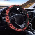 Foruidea Hibiscus Flowers Car Steering Wheel Cover Neoprene Automotive Anti Slip And Sweat Absorption Auto Wrap Fit Most Cars