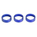 Air Conditioning Knob Trims For Jetta Atlas Taos Golf R Passat Tiguan Aluminum Alloy Ac Climate Control Rings Blue Radio Volume 