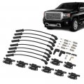G-plus 8pcs Square Ignition Coil Spark Plug Wires Compatible With Chevy Silverado Gmc Sierra 1500 2007-2013 Fit Tahoe Yukon