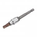 Uxcell H7 Hex Bit Socket 3 8 Square Drive Cr-v Sockets S2 Steel Bits 1 89 Length With Shank Power Drill Adapter