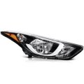 Headlight Assembly Passenger Side Replacement For Hyundai Elantra 2014-2016 Bulbs Are Included