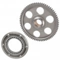 Caltric Starter Clutch Gear Idler And One-way Sprag Compatible With Yamaha Wolverine 450 Yfm450 2006-2010
