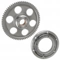 Caltric Starter Clutch Gear Idler And One-way Sprag Compatible With Yamaha Wolverine 450 Yfm450 2006-2010