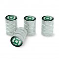 Green Lantern Logo Tire Rim Wheel Aluminum Valve Stem Caps