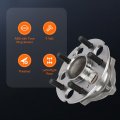 Ocpty New Wheel Hub Bearings Rear Axle 5 Lugs With Abs Compatible For Cr-v Ex Lx Crosstour 2007-2009 Oe 512344 Pack Of 1