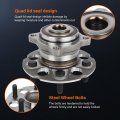 Ocpty New Wheel Hub Bearings Rear Axle 5 Lugs With Abs Compatible For Cr-v Ex Lx Crosstour 2007-2009 Oe 512344 Pack Of 1