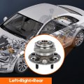 Ocpty New Wheel Hub Bearings Rear Axle 5 Lugs With Abs Compatible For Cr-v Ex Lx Crosstour 2007-2009 Oe 512344 Pack Of 1
