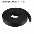 Uxcell Solid Rectangle Rubber Seal Strip 30mm Wide 10mm Thick 2 Meters Long Black