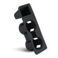 Cup Holder Insert For Ford Maverick 2022 2023 2024 2025 Custom Silicone Front Center Console Organizer Black 1 Piece 