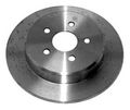 Professional Grade Disc Brake Rotor 76551r For Chrysler Pt Cruiser 2001 To 2007 Rear Position Cast Iron Silver Machined Finish 