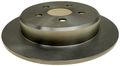 Professional Grade Disc Brake Rotor 76551r For Chrysler Pt Cruiser 2001 To 2007 Rear Position Cast Iron Silver Machined Finish